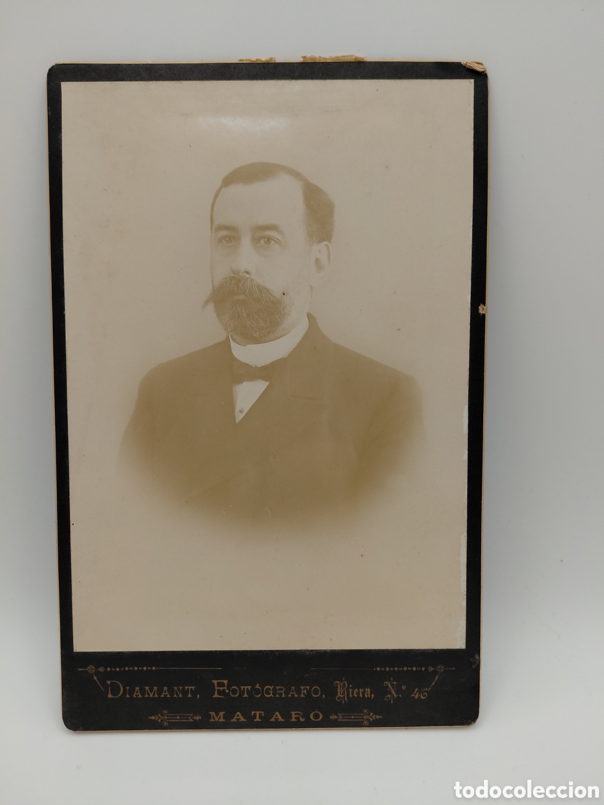 Fotograf&iacute;a antigua: FOTOGRAFO DIAMANT , MATARO / MEDIDAS 10.5 X 16.5