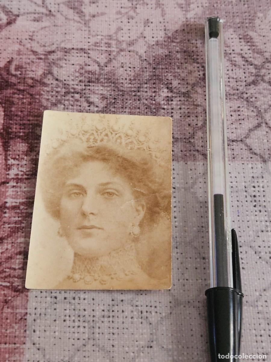 Fotograf&iacute;a antigua: Antigua Fotograf&iacute;a/ Retrato De La Reina Victoria Eugenia De Battenberg, Esposa De Alfonso XIII.