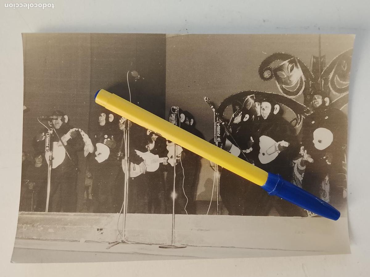 Fotograf&iacute;a antigua: 18X12 CM ANTIGUA FOTOGRAFIA CARNAVAL DE CADIZ FOTOS JUMAN LOS SIMIOS COMPARSA