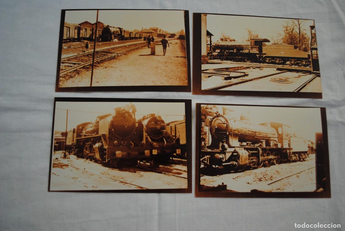 Fotograf&iacute;a antigua: MAQUINAS DE TRENES ANTIGUAS