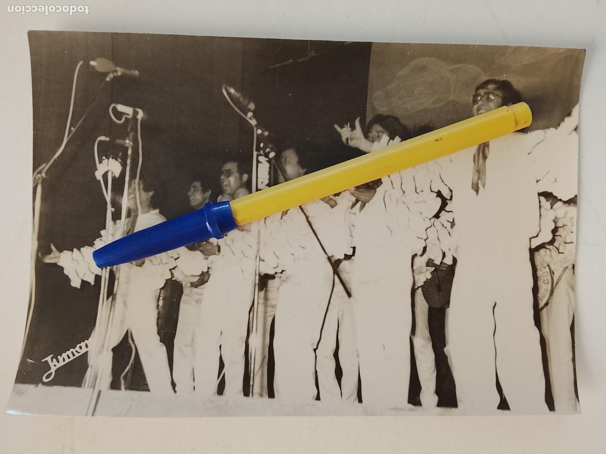 Fotograf&iacute;a antigua: 18X12 CM ANTIGUA FOTOGRAFIA CARNAVAL DE CADIZ FOTOS JUMAN 1980 COMPARSA CUBA