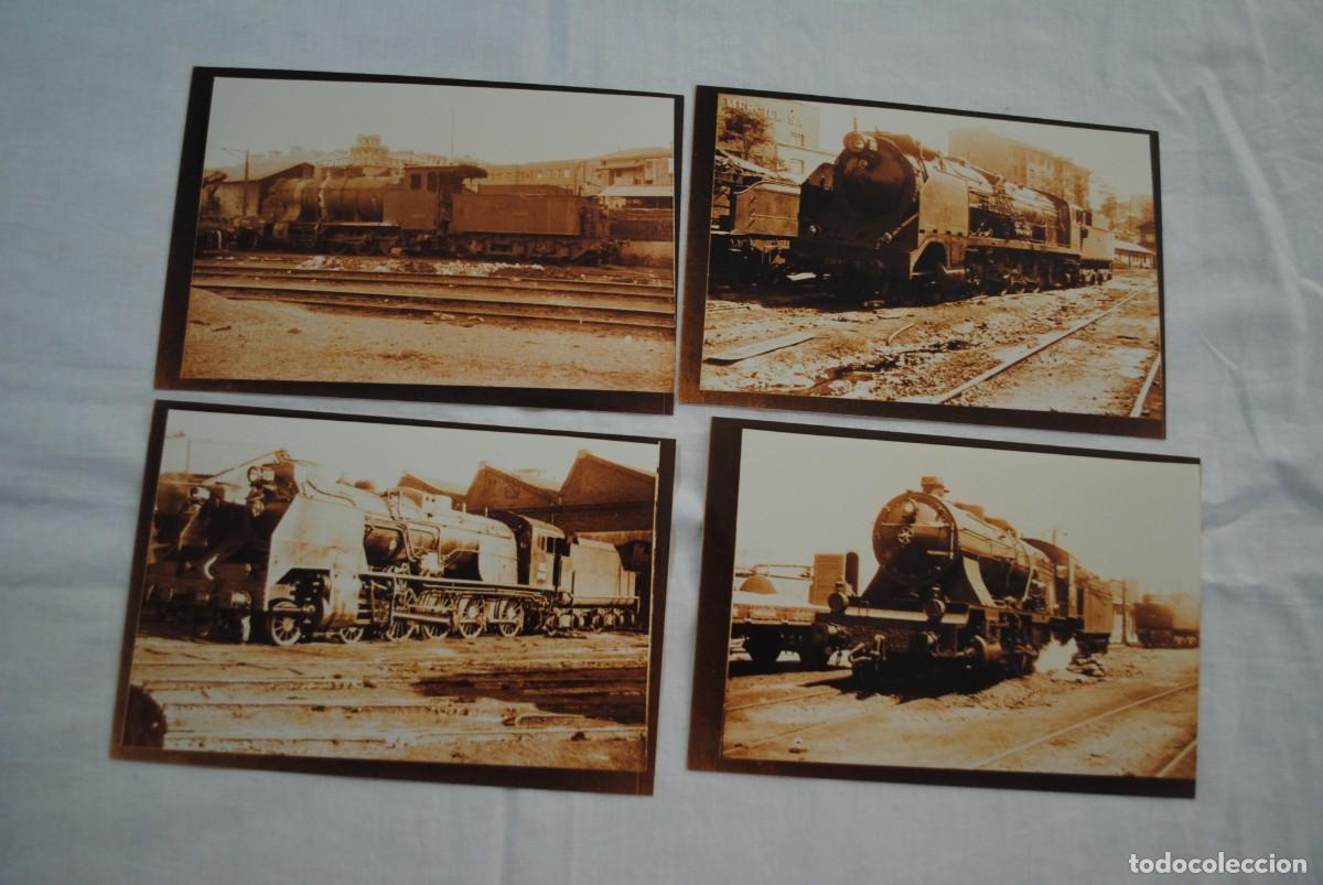Fotograf&iacute;a antigua: MAQUINAS ANTIGUAS DE TRENES .