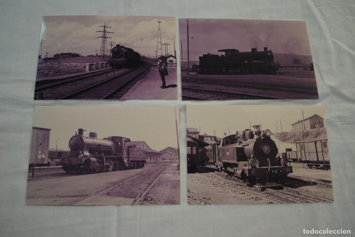 Fotograf&iacute;a antigua: MAQUINAS ANTIGUAS DE TRENES .