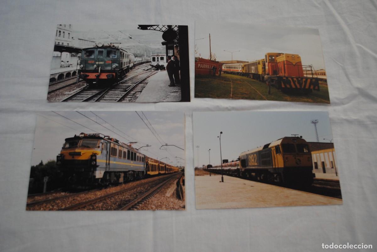 Fotograf&iacute;a antigua: MAQUINAS DE TRENES CONTEMPORANEAS .
