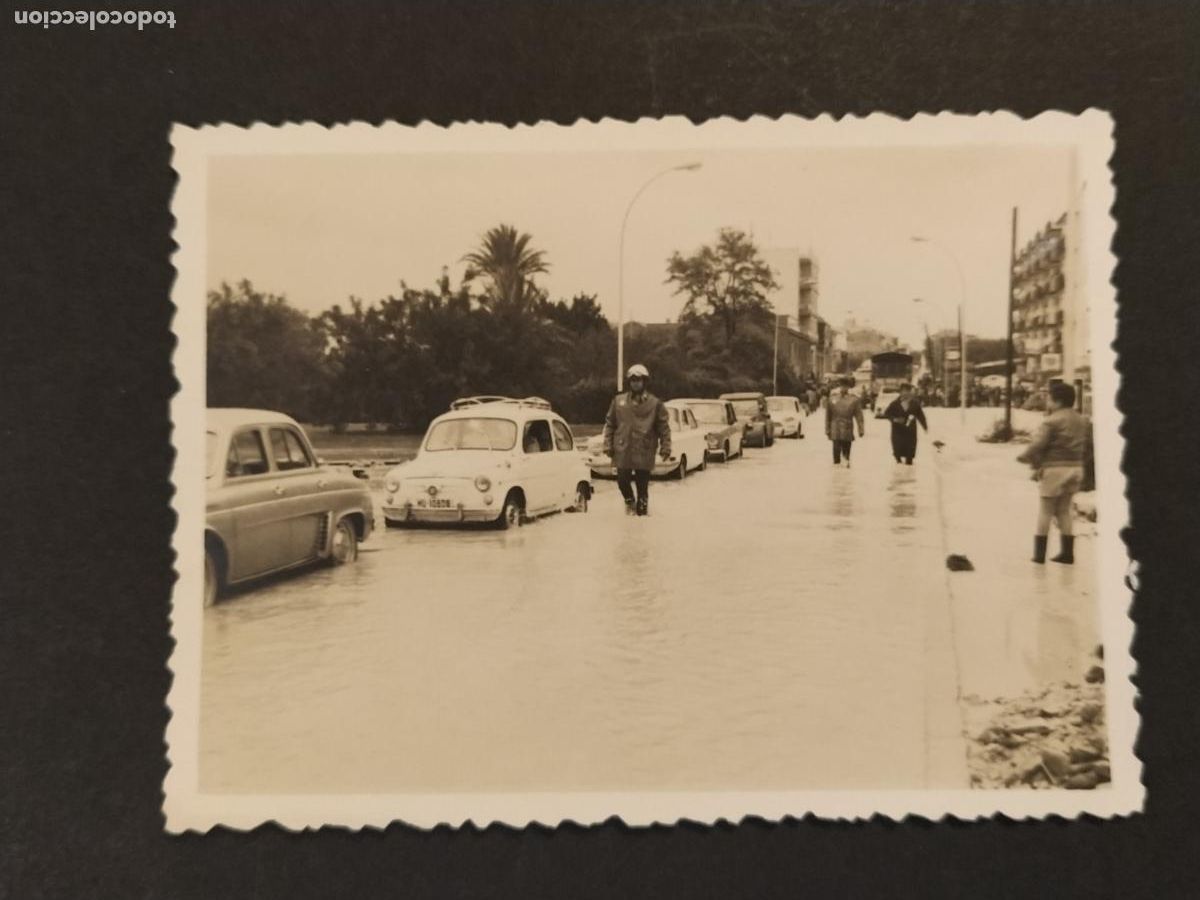 Antique Photography: LUGAR SIN IDENTIFICAR - INUNDACION - POLICIA - FOTOGRAFIA ANTIGUA -(116.664)
