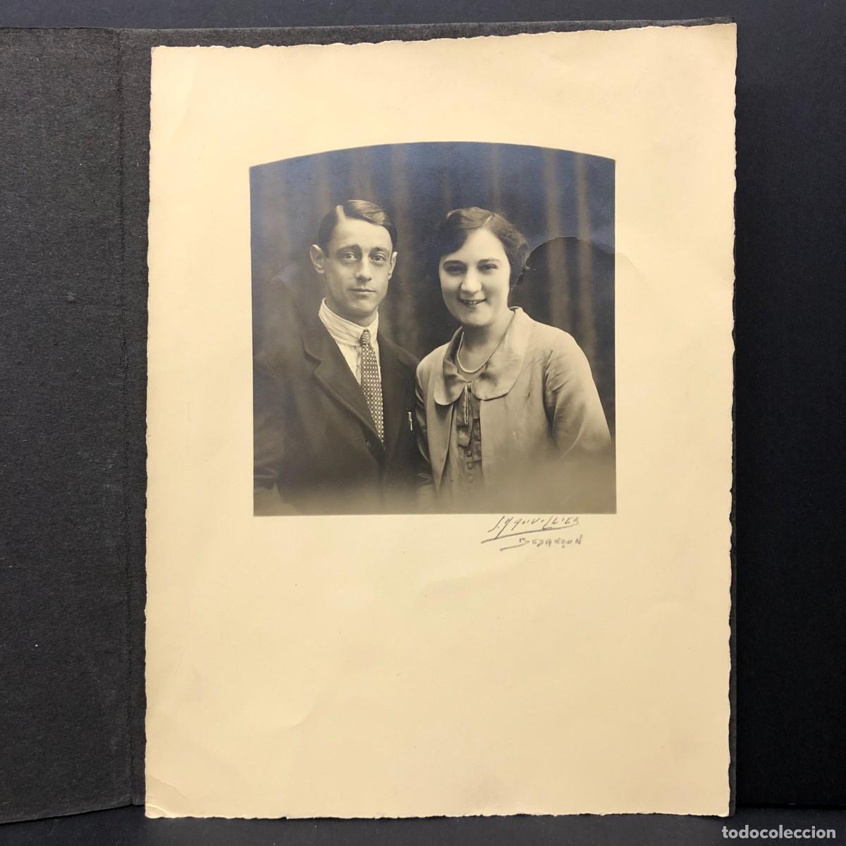 Fotograf&iacute;a antigua: FOTOGRAFIA - RETRATPO DE PAREJA MODERNISTA - PHOTO MAUVILLIER - BESAN&Ccedil;ON / 5237