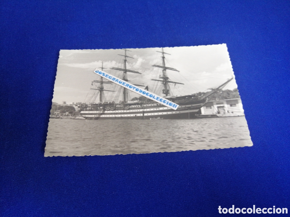 Fotograf&iacute;a antigua: DUNAY - CRISTOFONO COLOMBO ARMADA SOVI&Eacute;TICA BARCO DE VELA FOTOGRAF&Iacute;A ANTIGUA