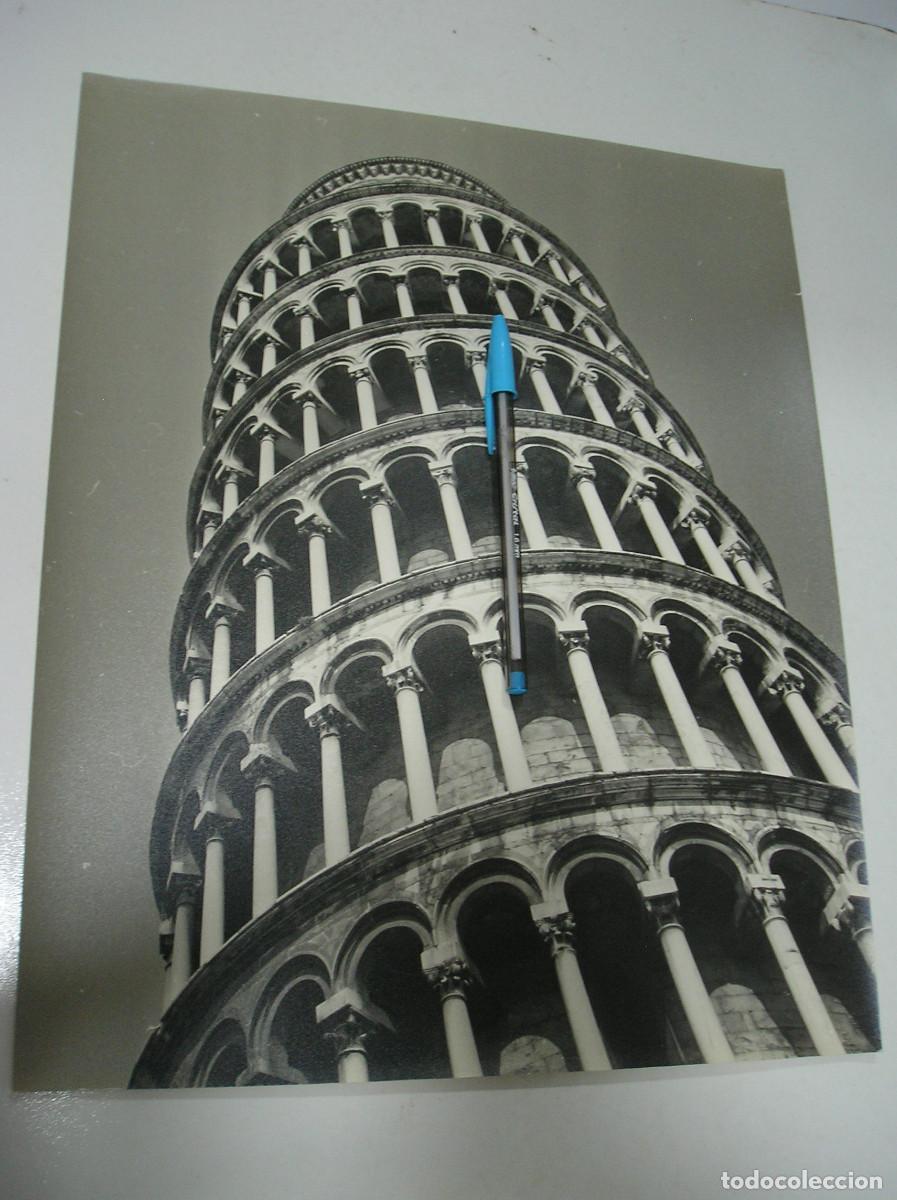 Fotograf&iacute;a antigua: FOTO FOTOGRAFIA ARTISTICA GRANDES DIMENSIONES 37 X 30 CM TORRE DE PISA