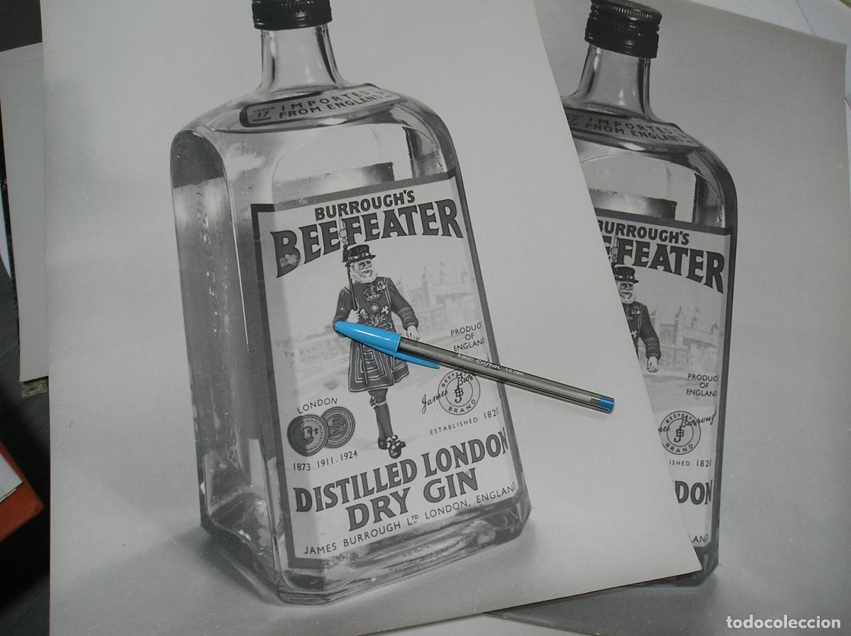 Fotograf&iacute;a antigua: FOTO FOTOGRAFIA ARTISTICA GRANDES DIMENSIONES 40 X 30 CM BOTELLA DE GINEBRE