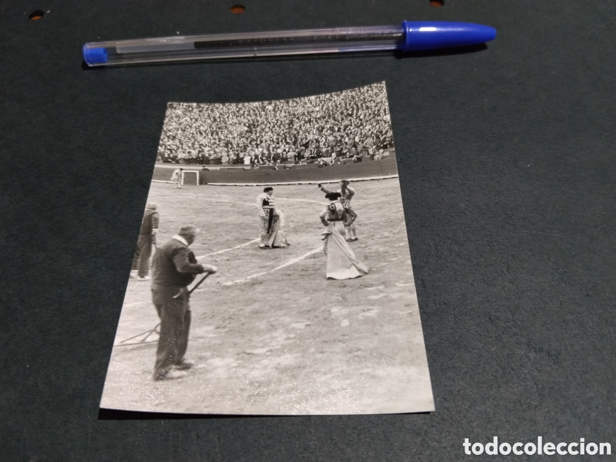 Fotograf&iacute;a antigua: Fotograf&iacute;a plaza de toros vuelta al ruedo