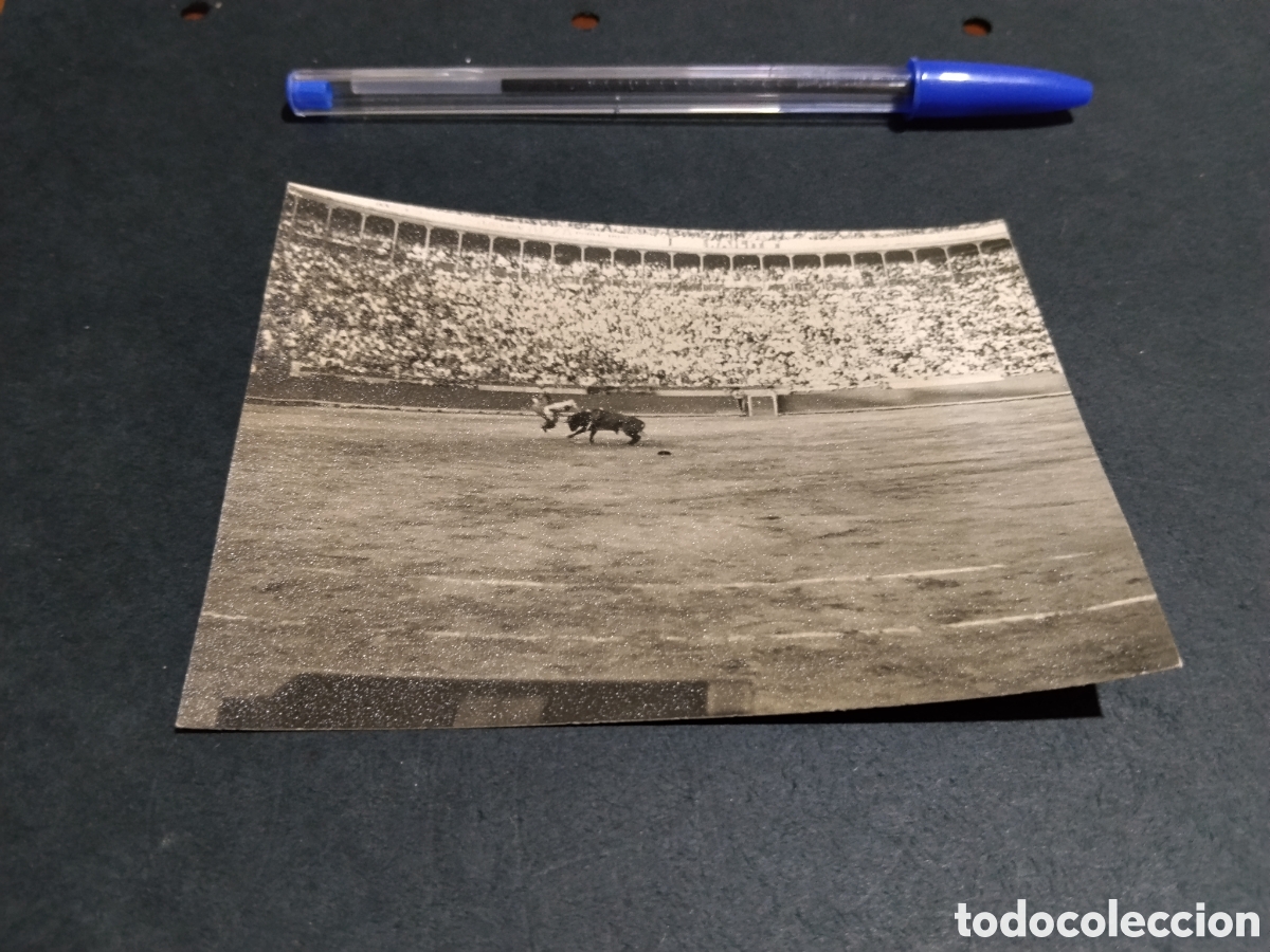 Fotograf&iacute;a antigua: Fotograf&iacute;a plaza de toros,cogida 1966
