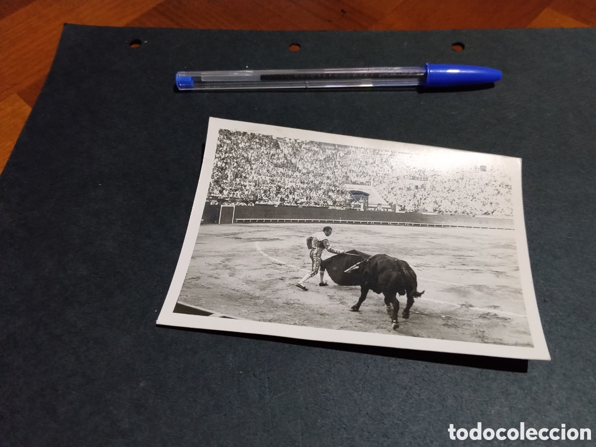 Fotograf&iacute;a antigua: Fotograf&iacute;a plaza toros, Antonio Ord&oacute;&ntilde;ez feria 1968