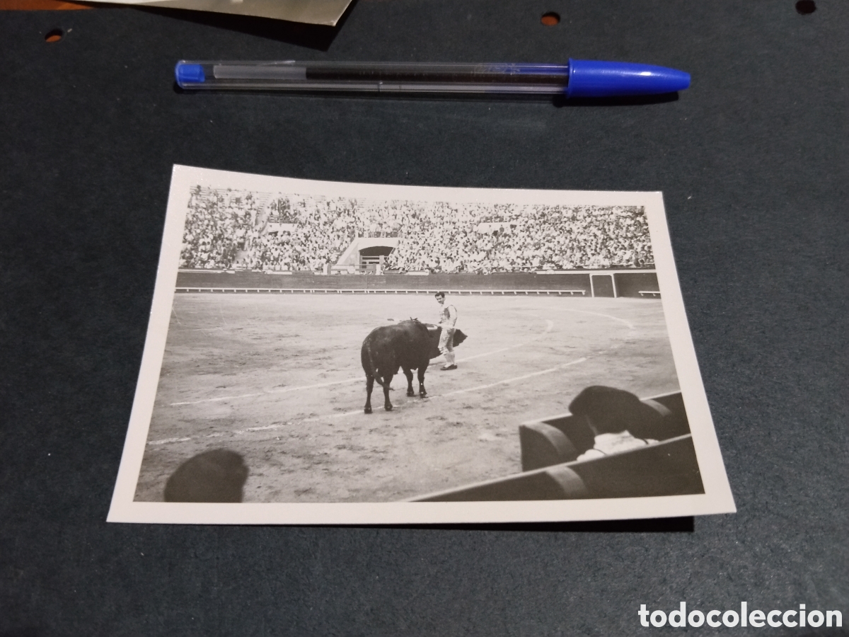 Fotograf&iacute;a antigua: Fotograf&iacute;a corrida de toros faena muleta