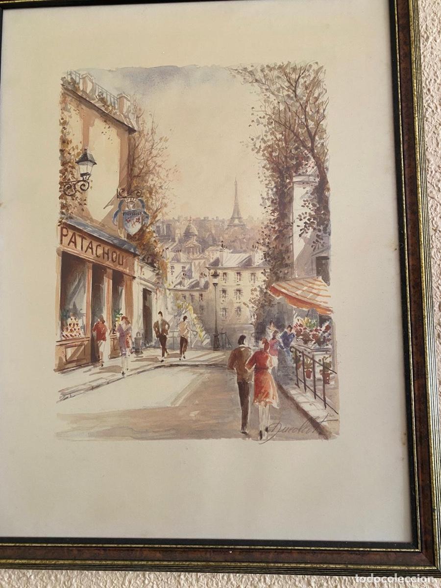 Photographie ancienne: Pareja de L&aacute;minas de Par&iacute;s de Claude Ducolle