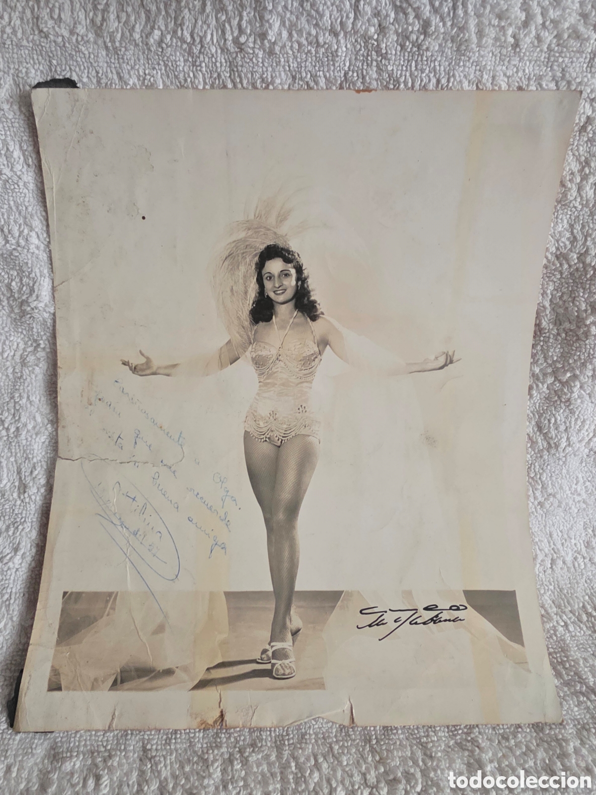 Fotograf&iacute;a antigua: VEDETTE DEL TROPICANA/ FOTOGRAF&Iacute;A ANTIGUA