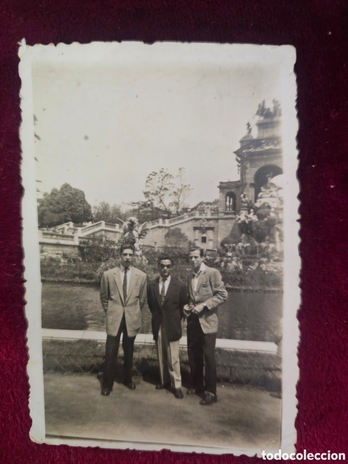 Fotograf&iacute;a antigua: Fotograf&iacute;a Antigua Original B/N - Parque de la Ciudadela (Barcelona) a&ntilde;os 50/60