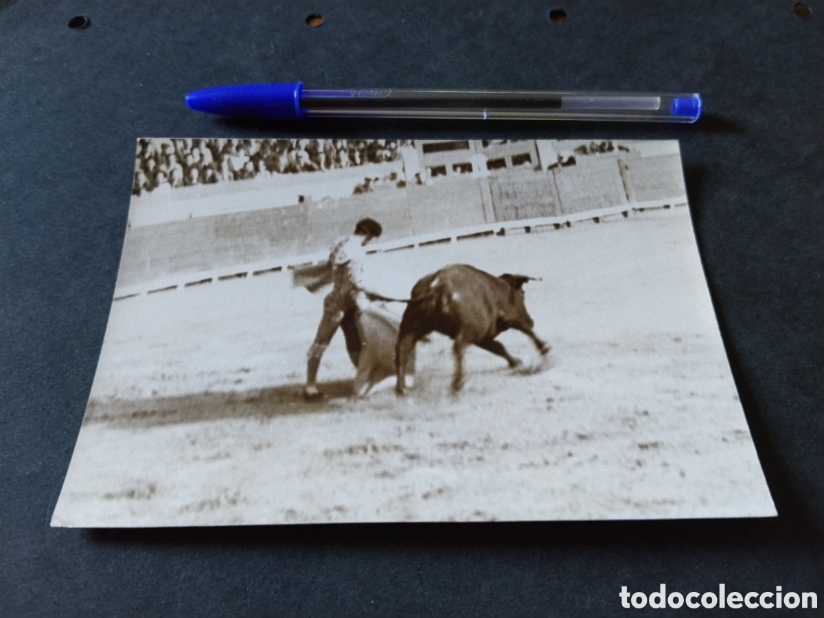 Fotograf&iacute;a antigua: Fotograf&iacute;a toros torero pase