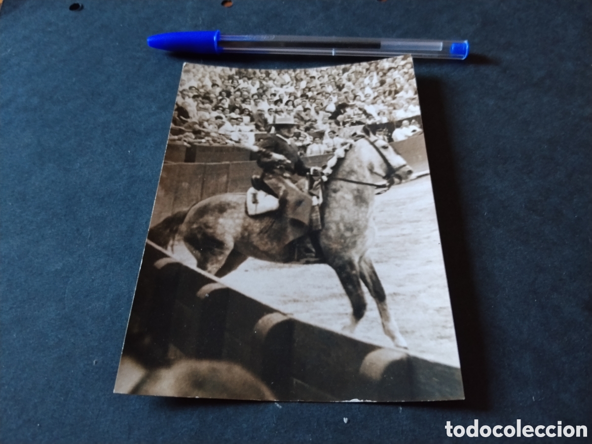 Fotograf&iacute;a antigua: Fotograf&iacute;a toros rejoneador Ferm&iacute;n