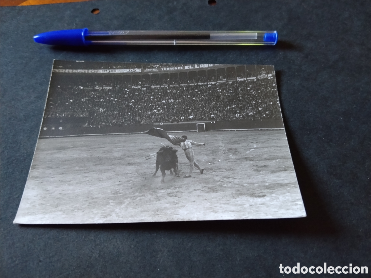 Fotograf&iacute;a antigua: Fotograf&iacute;a toros faena muleta