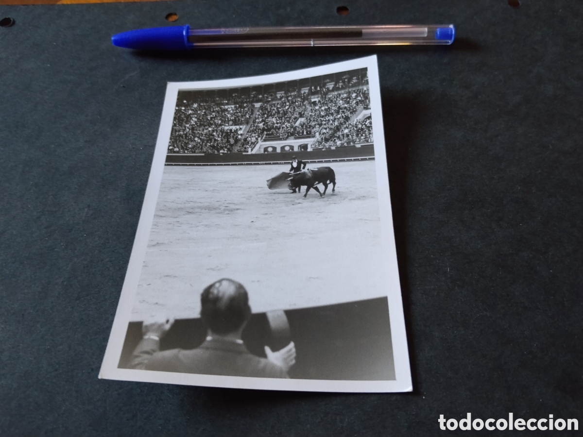 Fotograf&iacute;a antigua: Fotograf&iacute;a toros torero faena muleta 1968