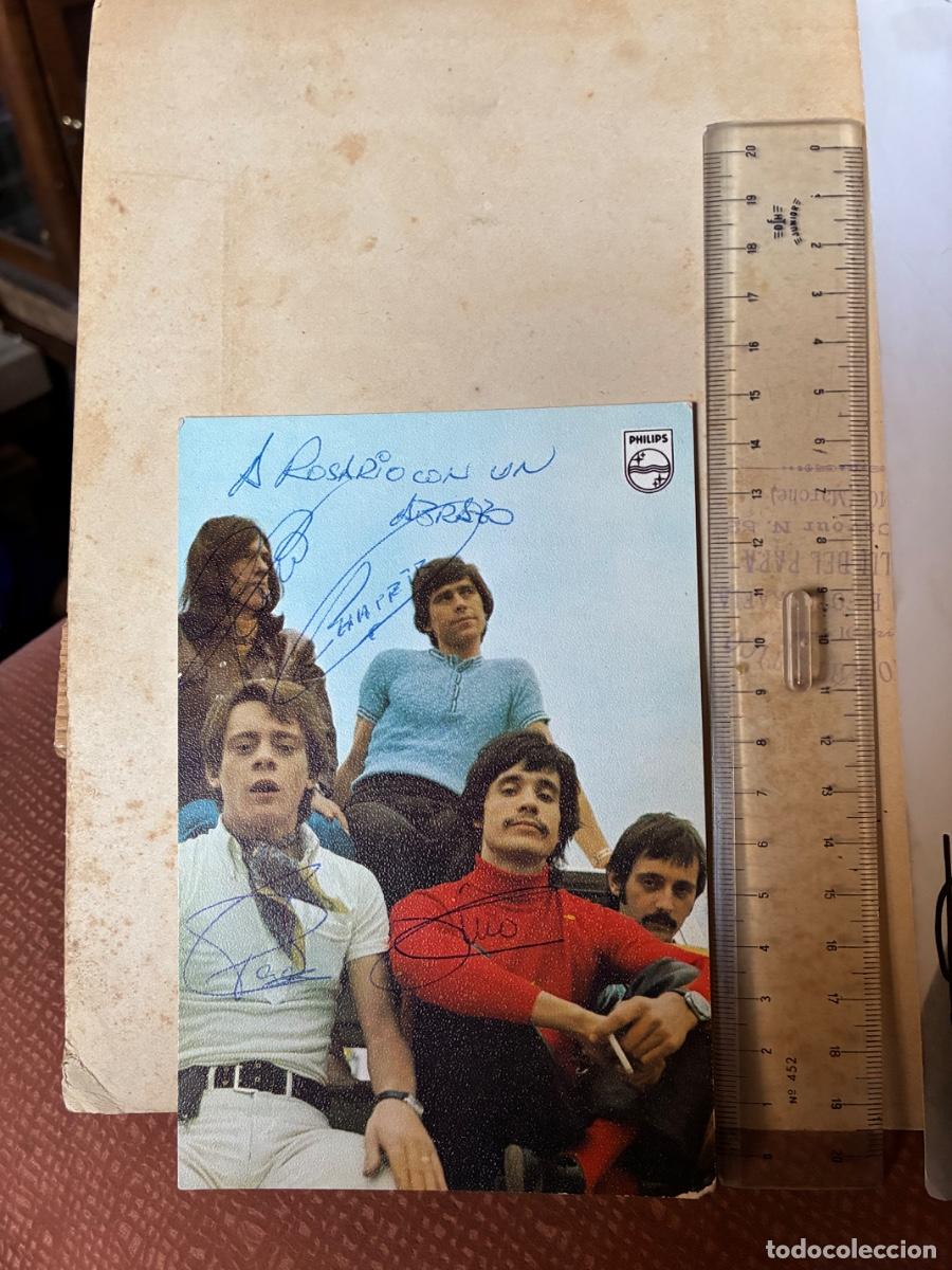 Fotograf&iacute;a antigua: M&Uacute;SICA ESPA&Ntilde;A BONITA FOTO DEDICADA FORMULA V A&Ntilde;IS SETENTA