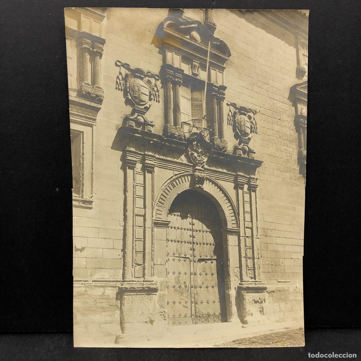 Fotograf&iacute;a antigua: ANTIGUA FOTOGRAFIA - FACHADA ANTIGUA UNIVERSIDAD DE BAEZA - 16,5 X 12 CM / 5486