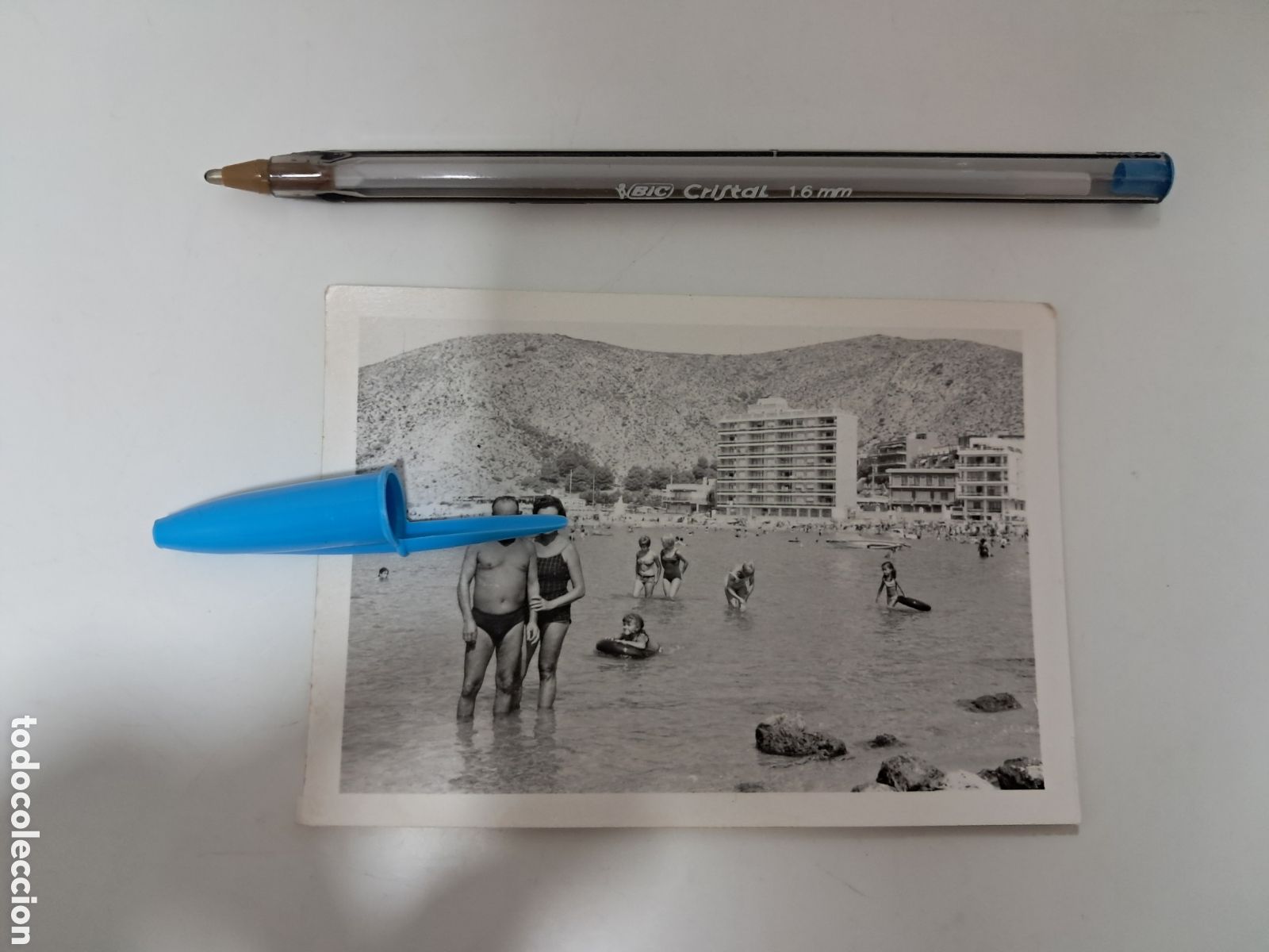 Fotograf&iacute;a antigua: ANTIGUA FOTO FOTOGRAFIA PLAYA DE CULLERA A&Ntilde;OS 60 ( 26-10)