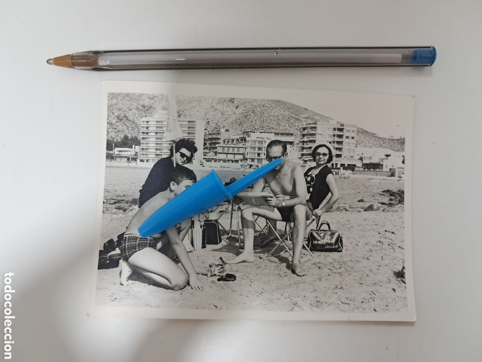 Antique Photography: ANTIGUA FOTO FOTOGRAFIA PLAYA DE CULLERA A&Ntilde;OS 60 ( 26-10)