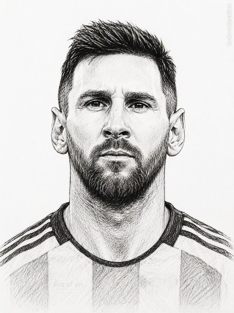 Fotograf&iacute;a antigua: LEO MESSI. FOTOGRAFIA-ARTE.
