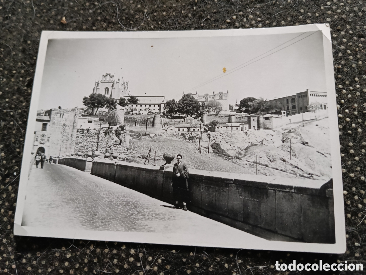 Fotograf&iacute;a antigua: Fotograf&iacute;a de 1958 San Juan de los Reyes, puente de San Mart&iacute;n tama&ntilde;o 10 x 7,5 cm