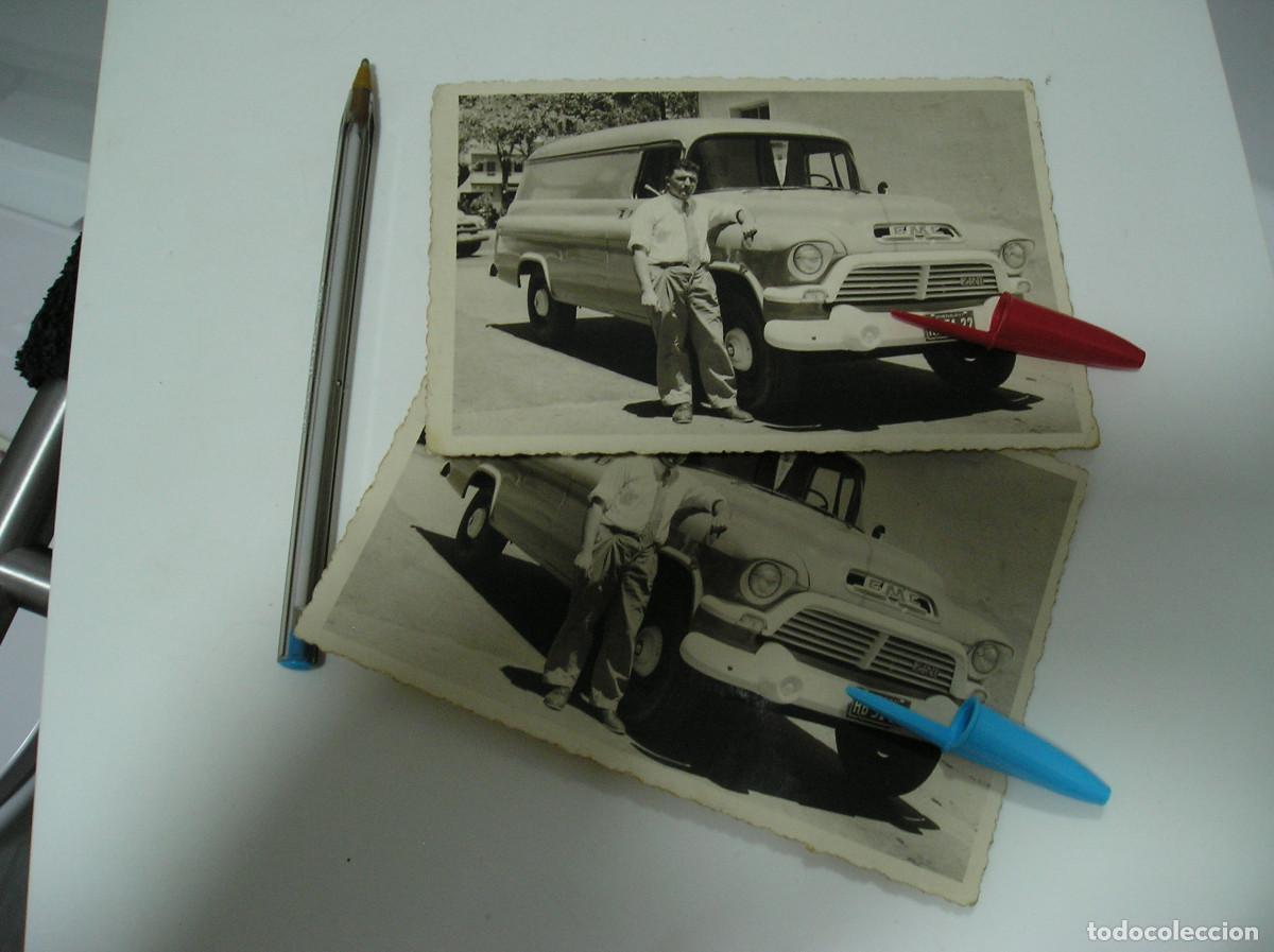 Fotograf&iacute;a antigua: FOTO FOTOGRAFIA COCHE ANTIGUO A&Ntilde;OS 50 LOTE DE 2 FOTOS (26-10)