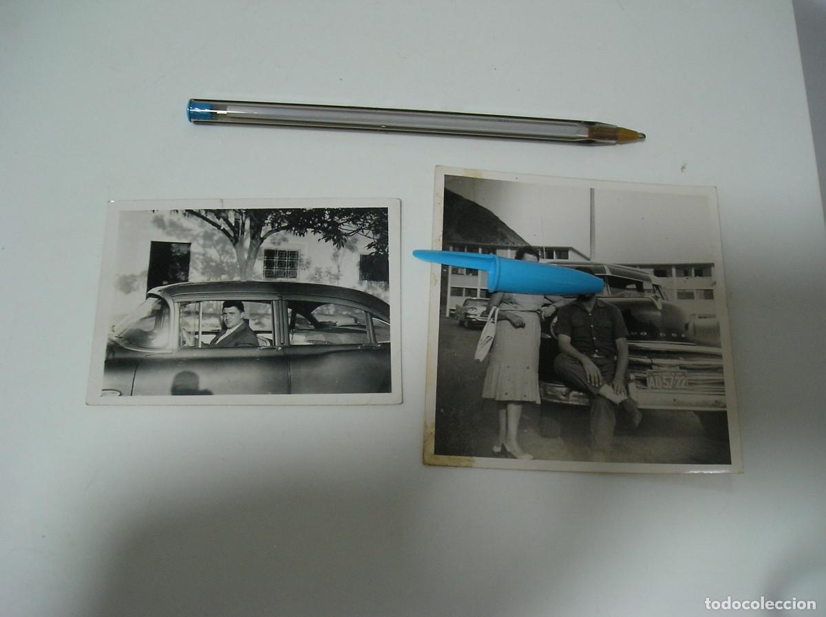 Fotograf&iacute;a antigua: FOTO FOTOGRAFIA COCHE ANTIGUO A&Ntilde;OS 50 LOTE DE 2 FOTOS (26-10)
