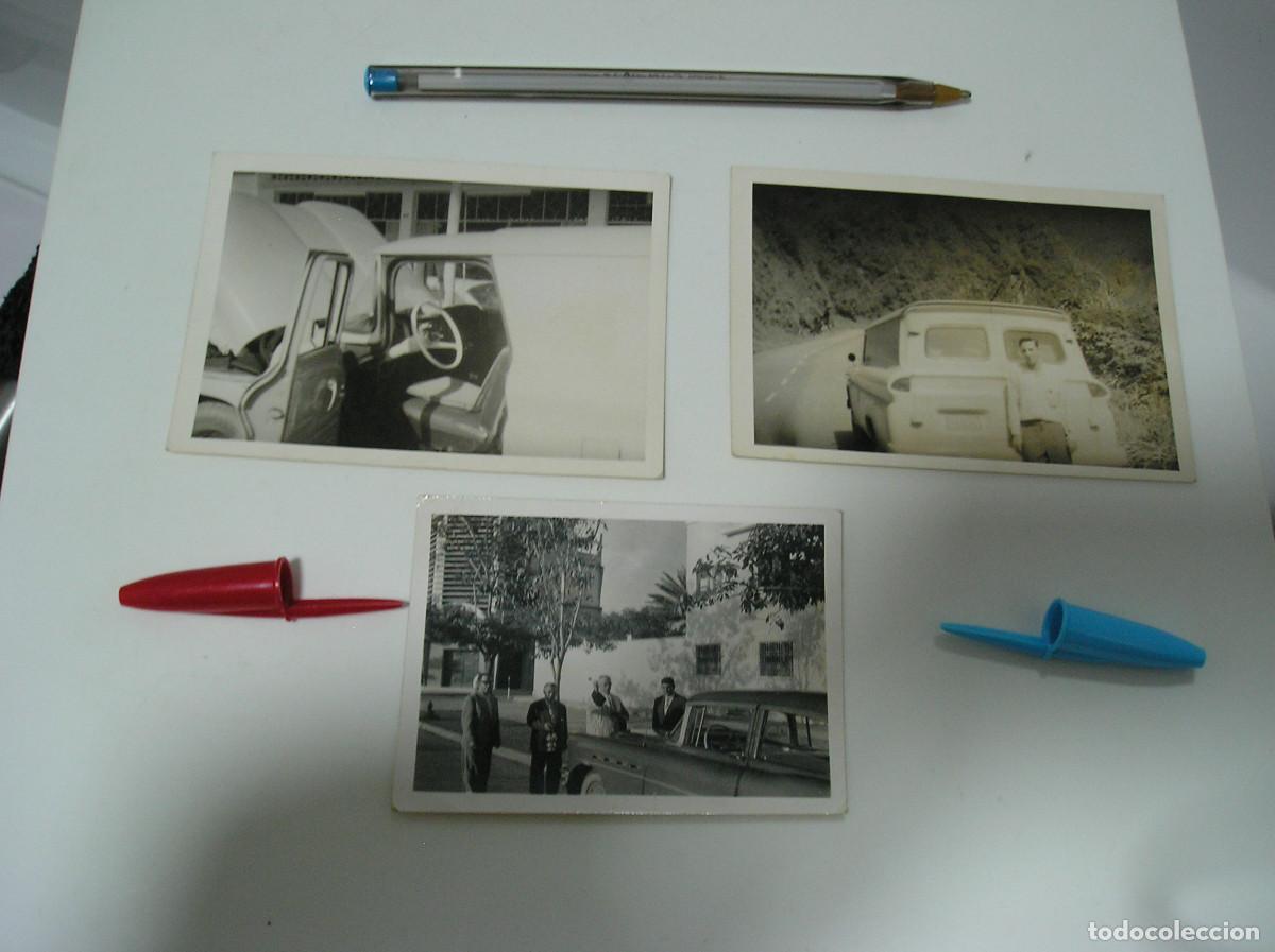Fotograf&iacute;a antigua: FOTO FOTOGRAFIA COCHE ANTIGUO A&Ntilde;OS 50 LOTE DE 3 FOTOS (26-10)