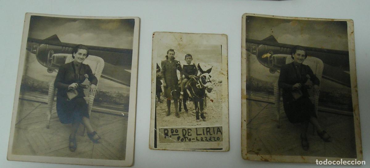 Fotograf&iacute;a antigua: ANTIGUA FOTO FOTOGRAFIA LIRIA VALENCIA LOTE DE 3 FOTOS (26-10)