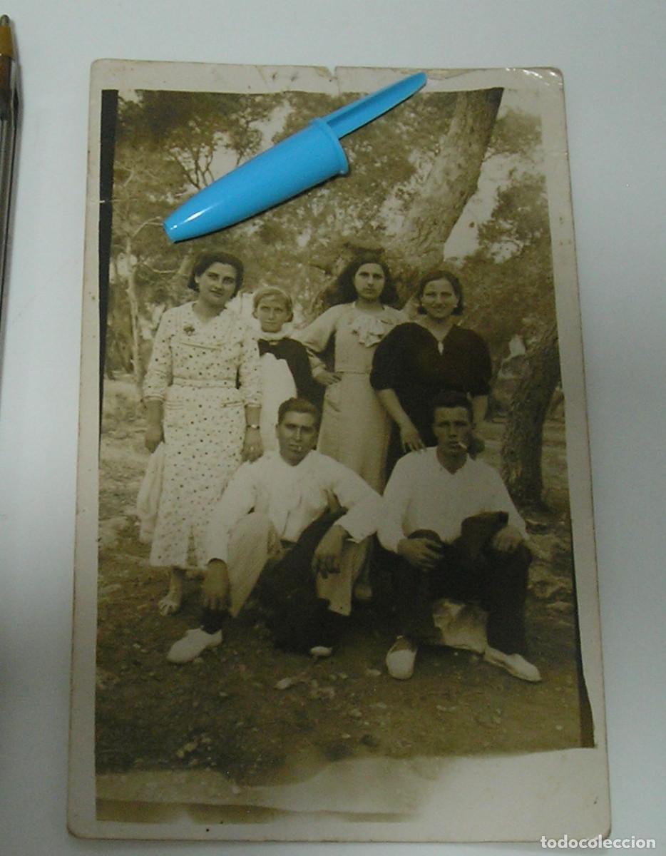 Fotograf&iacute;a antigua: ANTIGUA FOTO FOTOGRAFIA JOVENES EN EL CAMPO LIRIA - VALENCIA ???? (26-10)