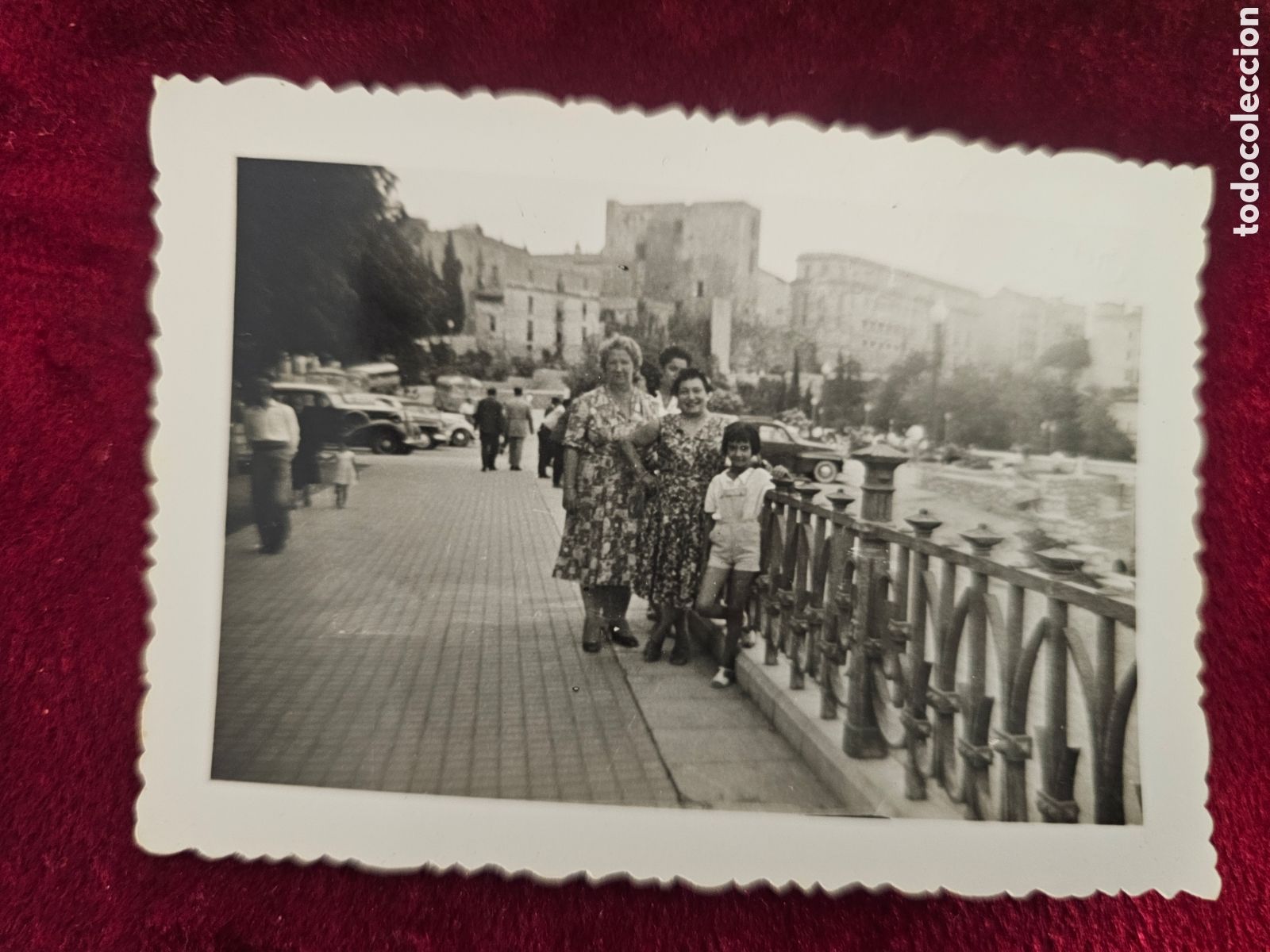 Fotograf&iacute;a antigua: Fotograf&iacute;a Antigua de &Eacute;poca &ndash; Tarragona (Agosto 1958) &ndash; Balc&oacute;n del Mediterr&aacute;neo / Passeig de les Pal