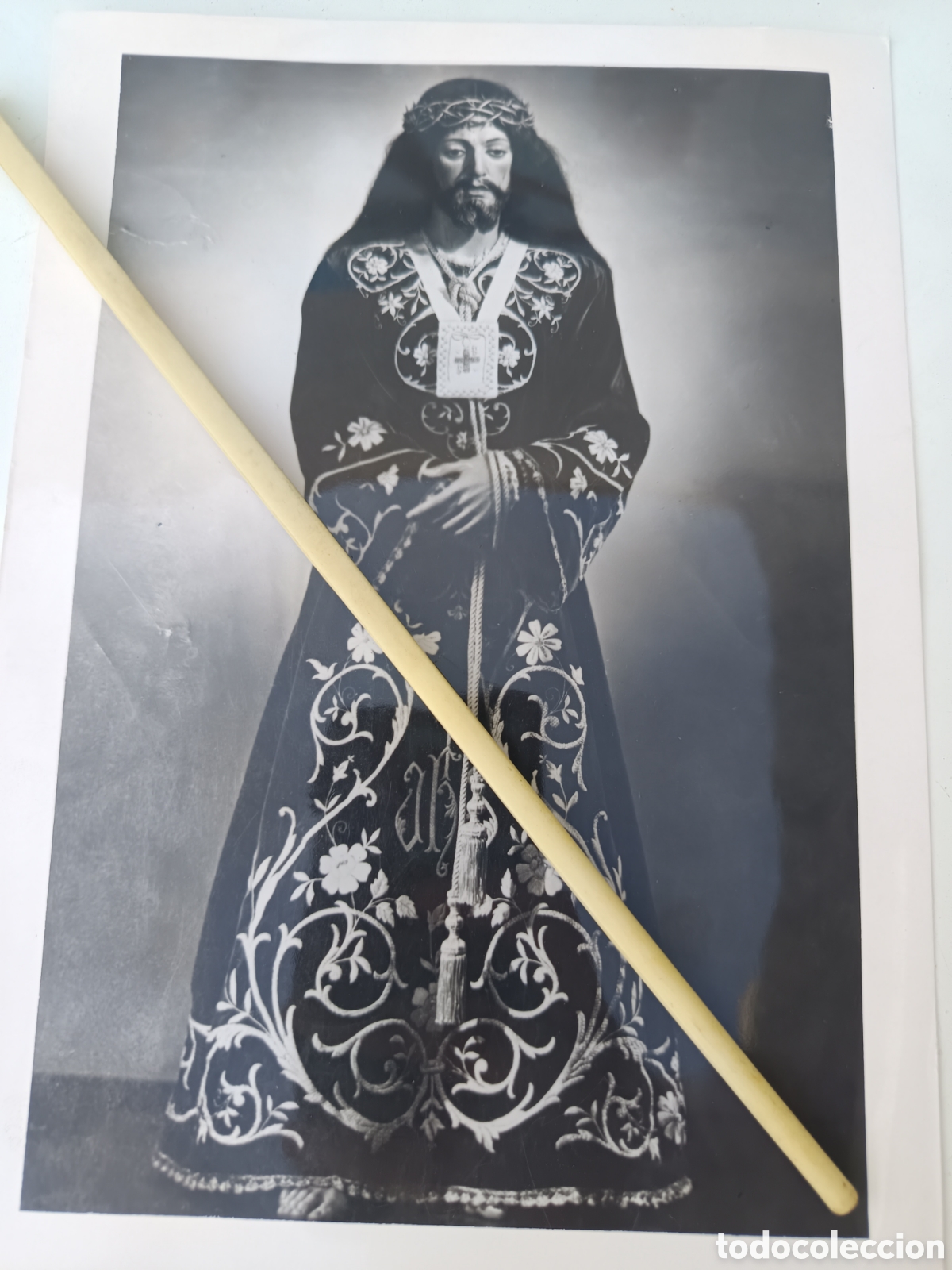 Fotograf&iacute;a antigua: Antigua fotograf&iacute;a del Sant&iacute;simo Cristo del Rescate, Jesus
