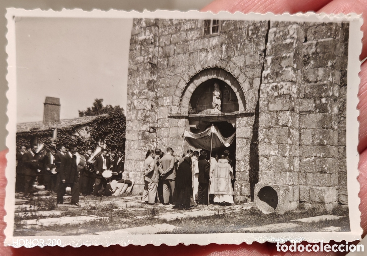 Fotograf&iacute;a antigua: Foto - Iglesia de Xanza, Valga. Pontevedra - A&ntilde;os 50