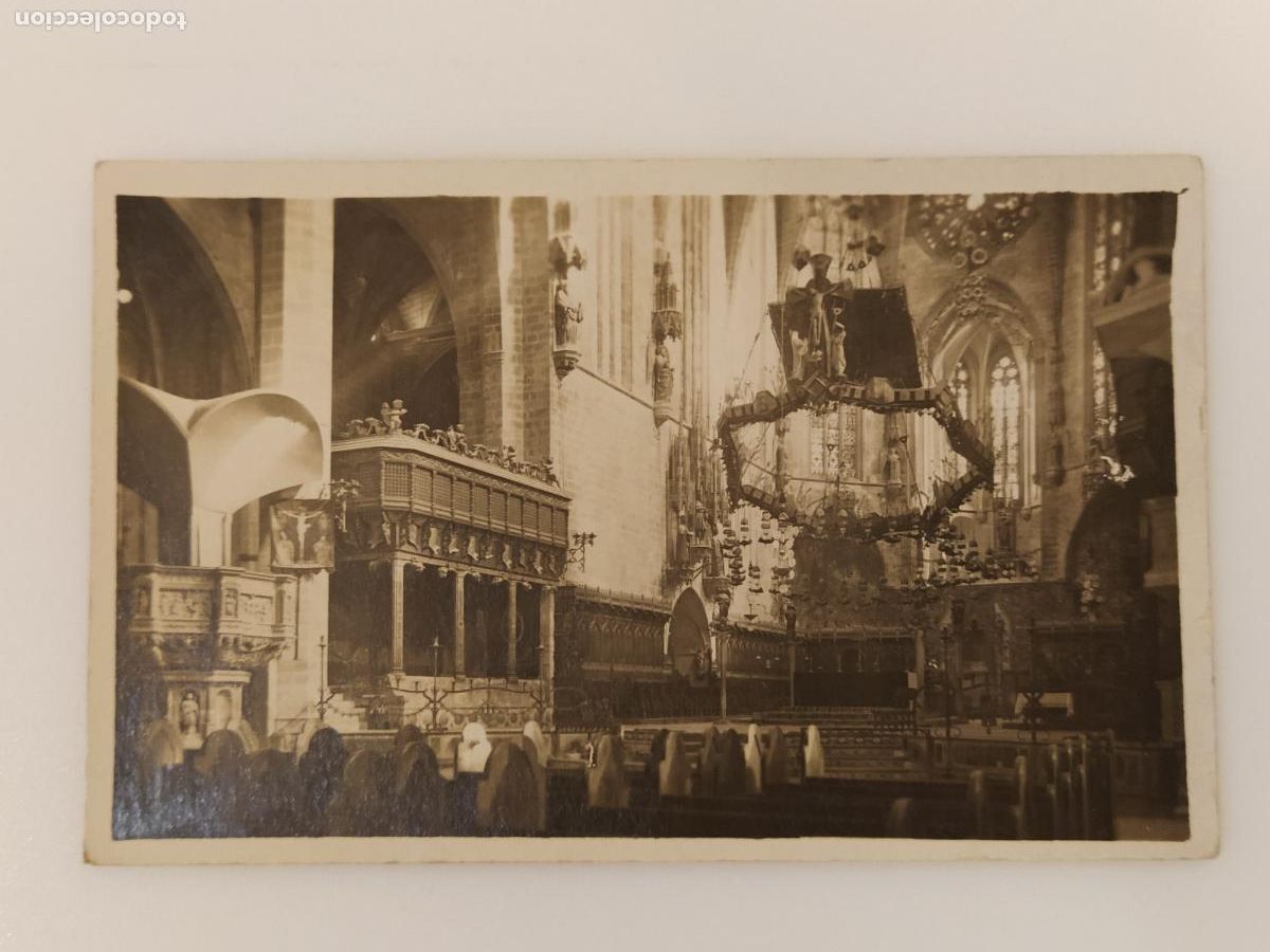 Fotograf&iacute;a antigua: PALMA DE MALLORCA - CATEDRAL - FOTOGRAFIA ANTIGUA -(116.679)