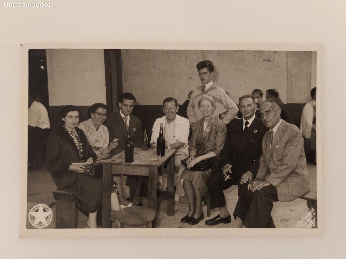 Fotograf&iacute;a antigua: GIJON - ESPERANTO - HISPANO KONGRESO A&Ntilde;O 1955 - FOTO ANGEL , GIJON - FOTOGRAFIA ANTIGUA -(116.690)