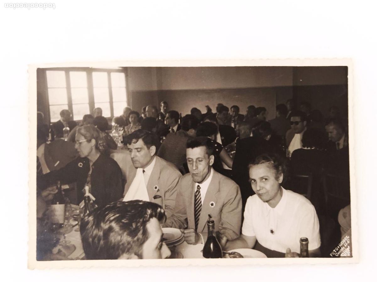 Fotograf&iacute;a antigua: GIJON - ESPERANTO - HISPANO KONGRESO A&Ntilde;O 1955 - FOTO ANGEL , GIJON - FOTOGRAFIA ANTIGUA -(116.691)