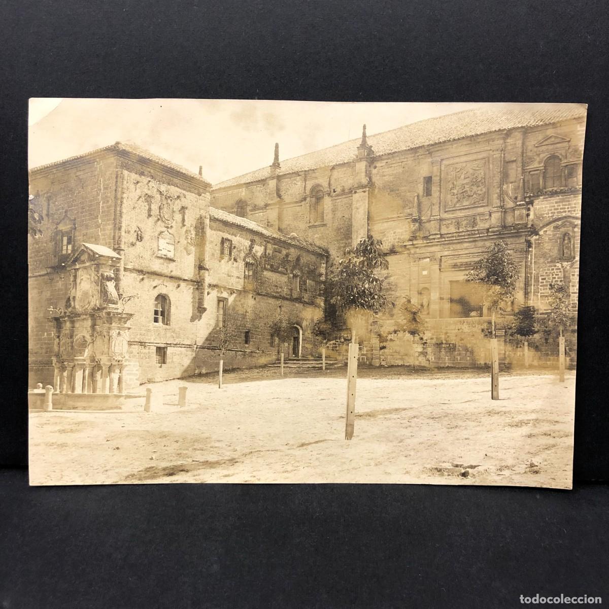 Fotograf&iacute;a antigua: PLAZA DE SANTA MARIA EN BAEZA - CATEDRAL - FOTOGRAF&Iacute;A ORIGINAL S. XIX - RAR&Iacute;SIMA - JAEN / 252