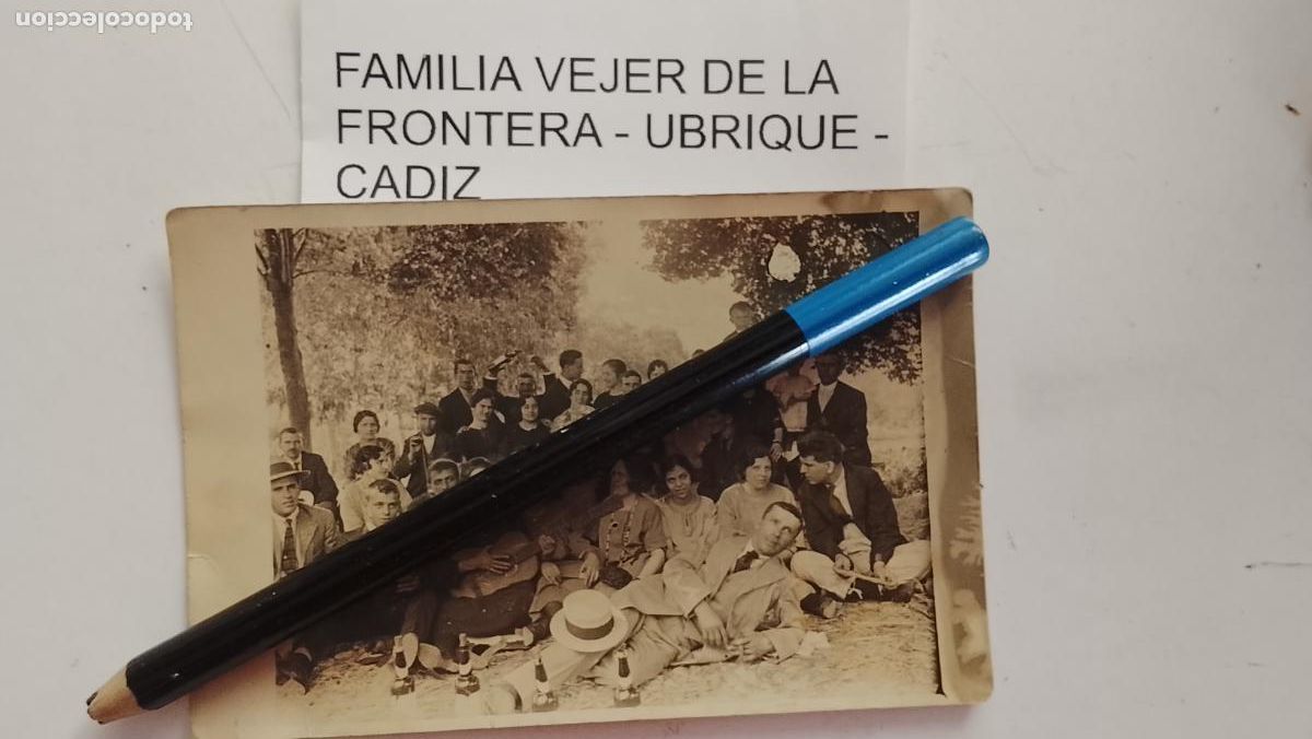 Fotografia antica: FOTOGRAFIA ANTIGUA FAMILIA VEJER - UBRIQUE - CADIZ . virgen de la oliva agosto 1951