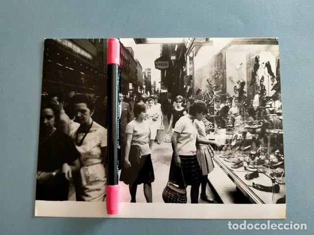 Fotograf&iacute;a antigua: RAMON MASATS. MADRID. CALLE PRECIADOS. fOTOGRAFIA AUTENTICA FIRMADA CON SELLO