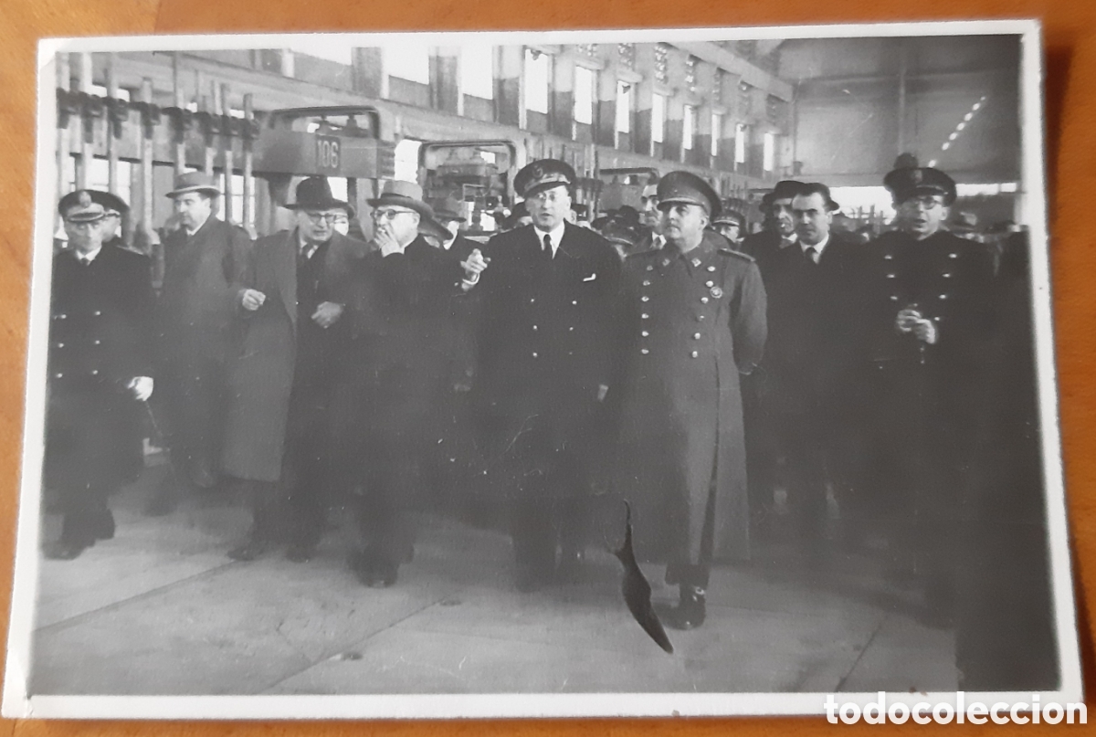 Fotograf&iacute;a antigua: Foto original Valladolid. Inauguraci&oacute;n Nicas. Franco. Foto hist&oacute;rica. R10178