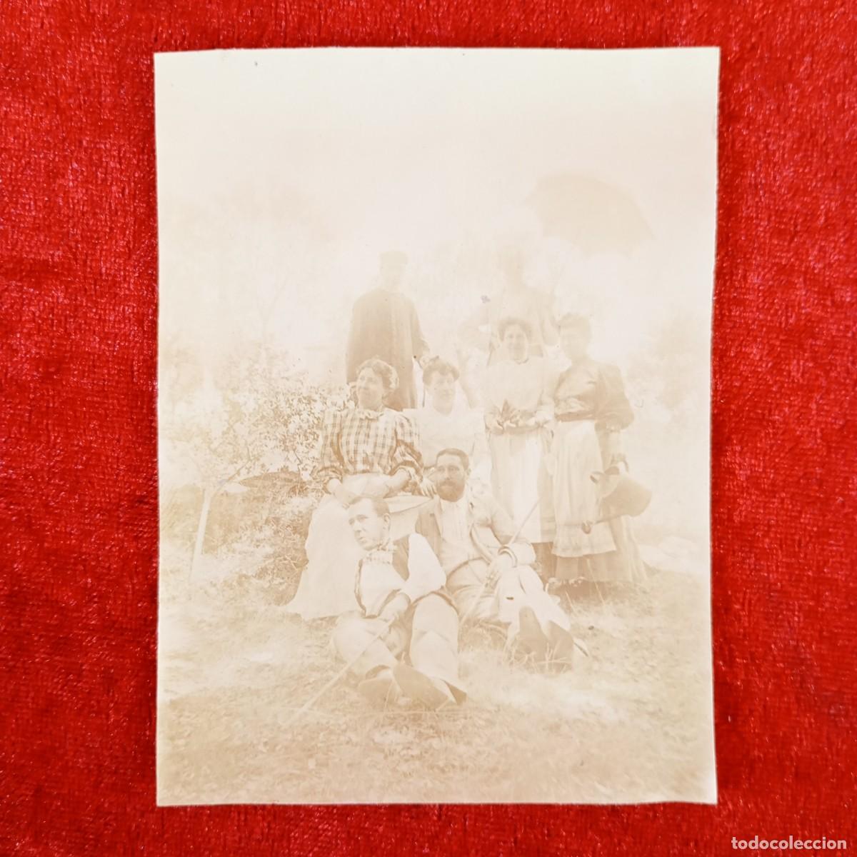 Antique Photography: FOTOGRAF&Iacute;A - FAMILIA BURGUESA CATALANA EN EL CAMPO - A&Ntilde;OS 1880 APROXIMADAMENTE - MODERNISTA / 785