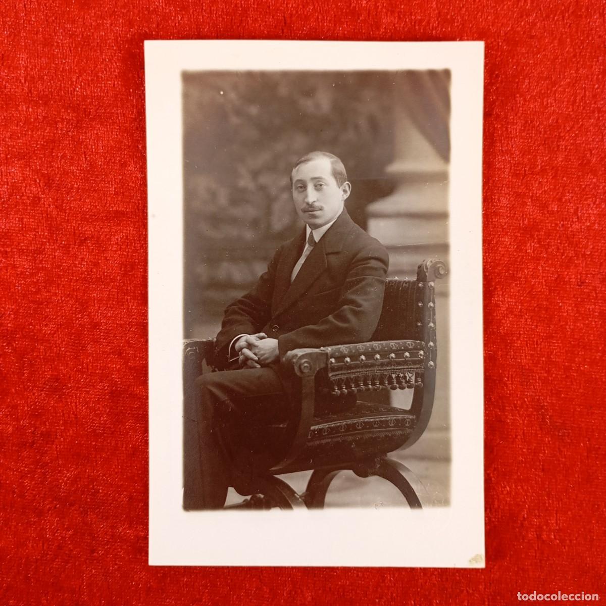 Alte Fotografie: FOTOGRAF&Iacute;A - RETRATO MASCULINO - MODERN STYL ERNEST - BARCELONA - MODERNISTA / 790