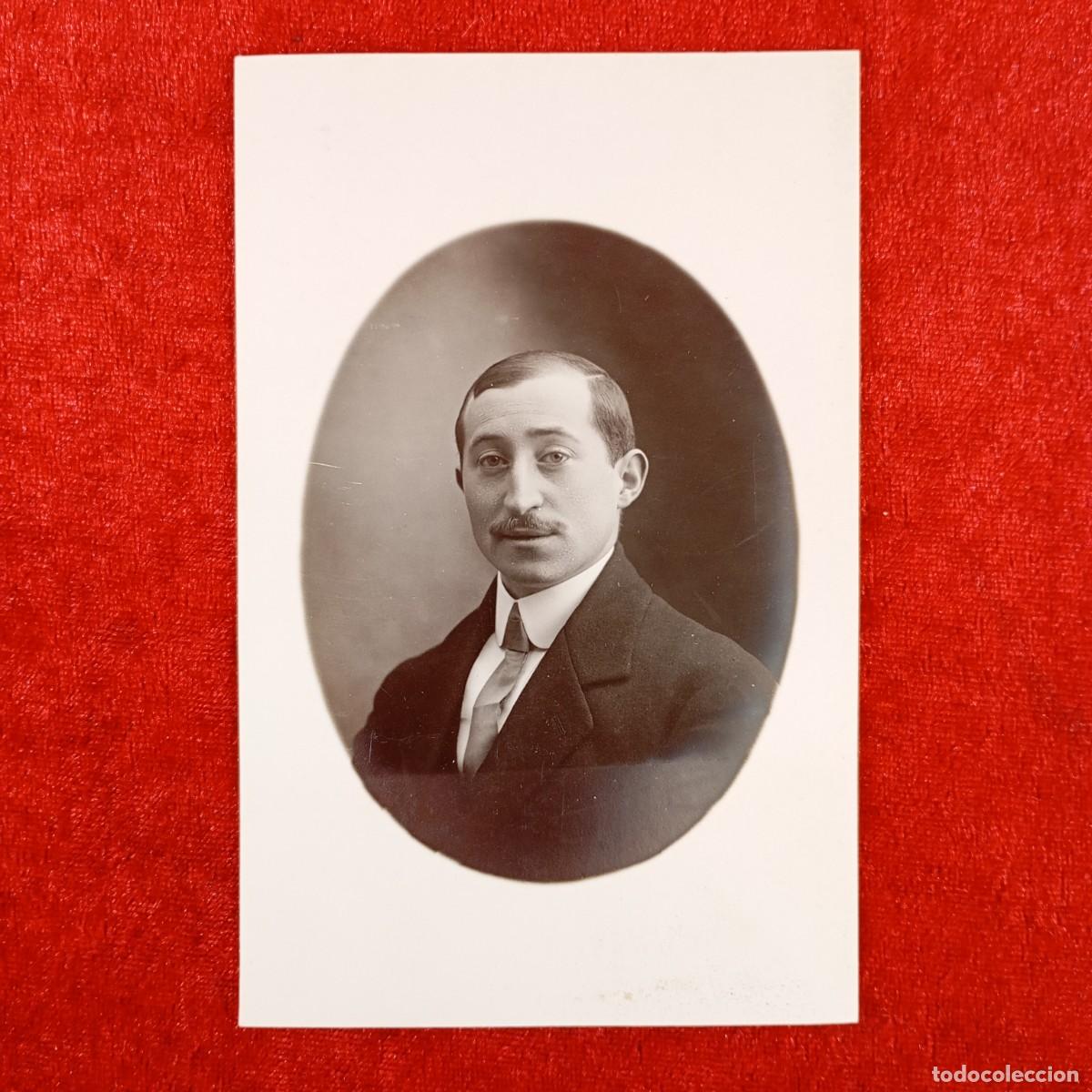 Alte Fotografie: FOTOGRAF&Iacute;A - RETRATO MASCULINO - MODERN STYL ERNEST - BARCELONA - MODERNISTA / 791