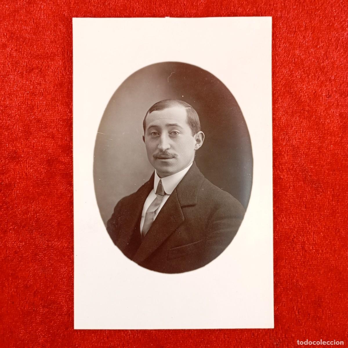 Alte Fotografie: FOTOGRAF&Iacute;A - RETRATO MASCULINO - MODERN STYL ERNEST - BARCELONA - MODERNISTA / 792