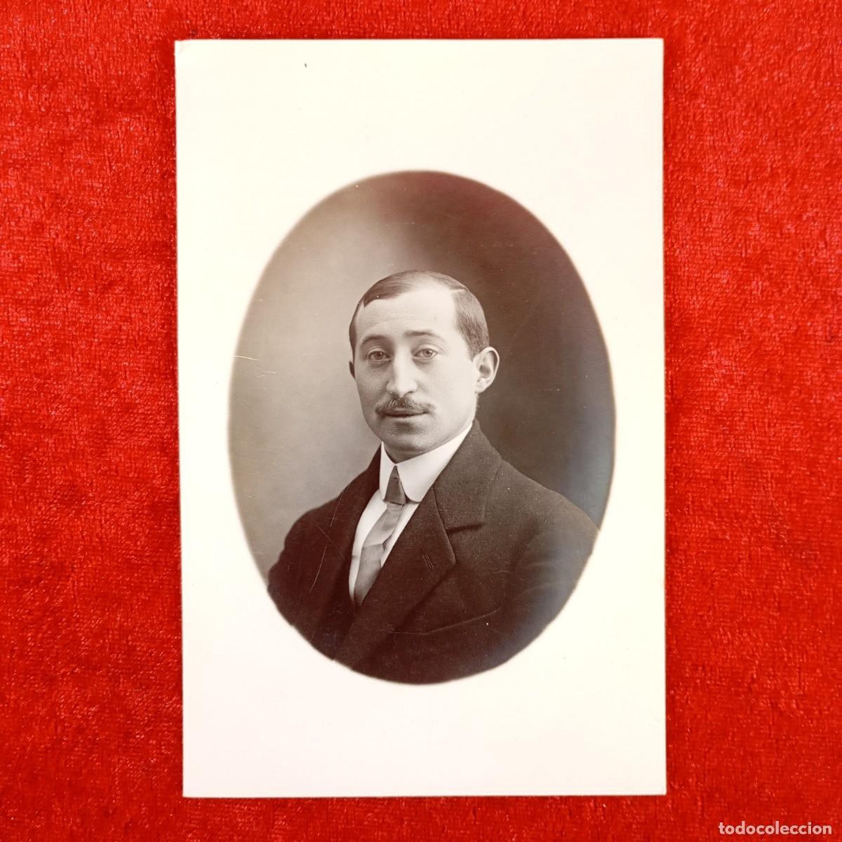 Alte Fotografie: FOTOGRAF&Iacute;A - RETRATO MASCULINO - MODERN STYL ERNEST - BARCELONA - MODERNISTA / 793
